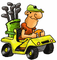animated golf car