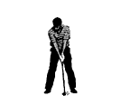 Animated golfer